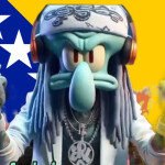 average night a schoolboy in Bosnia