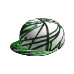 Green Eva Fitted Cap