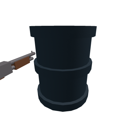Gun and Oil Barrel
