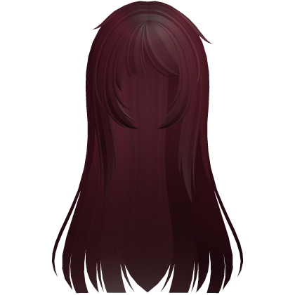 🤍 adorable tsundere long hair in red