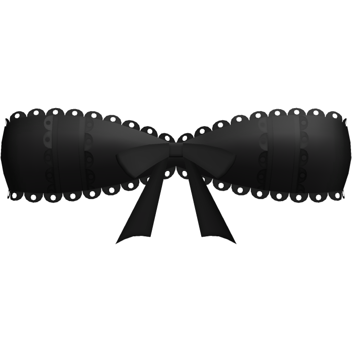 🎀 cutesy bow strapless top