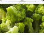 Steamed broccoli fan group