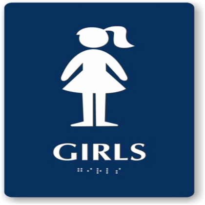 Bloxburg Girls Restroom Sign Roblox decal