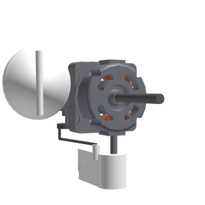 Modern wall fan motor set