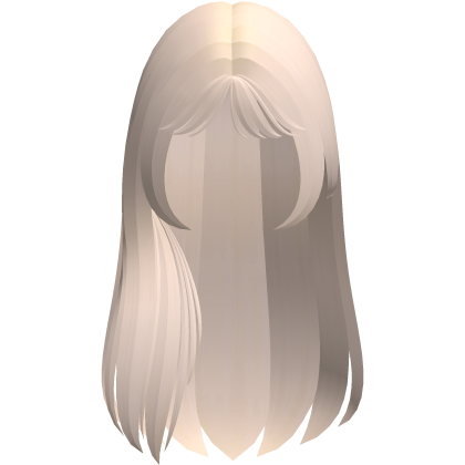 Asian Beige Hair with Bangs Roblox item