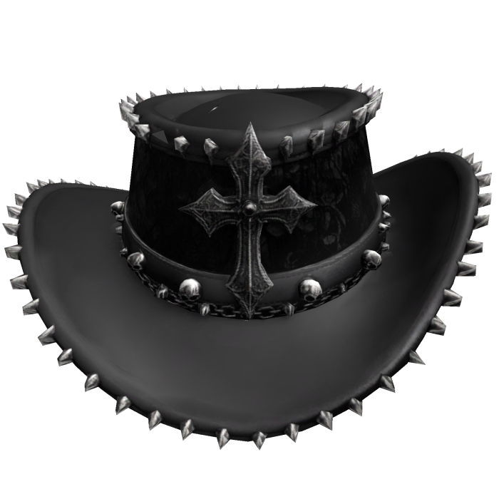 Gothic Spiked Cowboy Hat