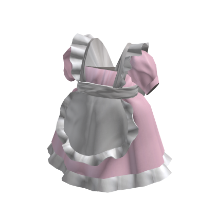 Puffy Doll Maid Dress- Pink