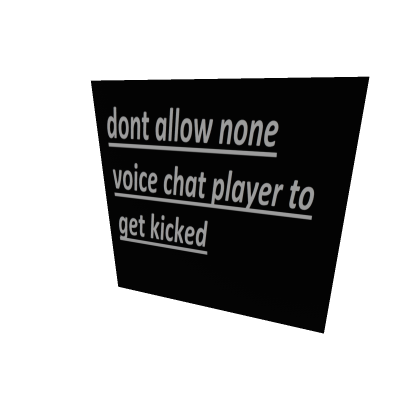 dont allow none ##### #### player dont join
