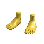 Golden feet