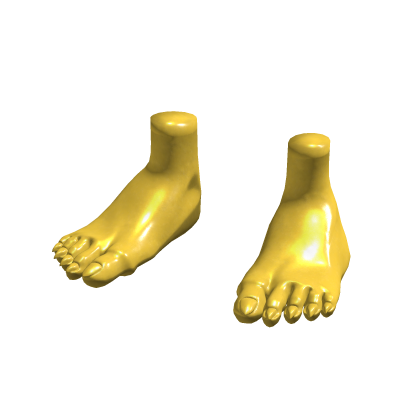 Golden feet