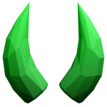 Green Deluxe Horns