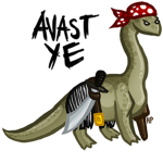 The Dino pirates and friends