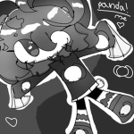 Panda bubble gum cute group