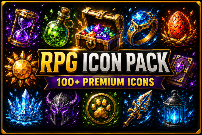[100+ Icons]Fantasy Skill Icon Pack Gakuran preview 1