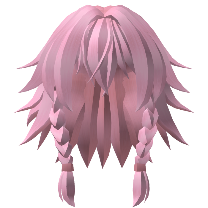 Anime Braided Hair - Pink 