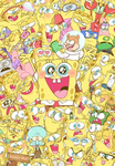 Baddie and Freddy SpongeBob group
