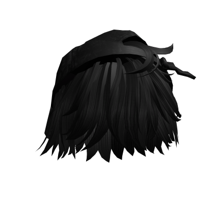 Black Messy Hair With Y2K Cap thumbnail
