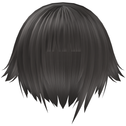 ´ཀ` silver emo hime cut tuft hair