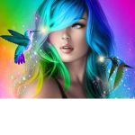 Rainbow girls and boys hangout club x