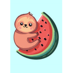 watermelons and sloths