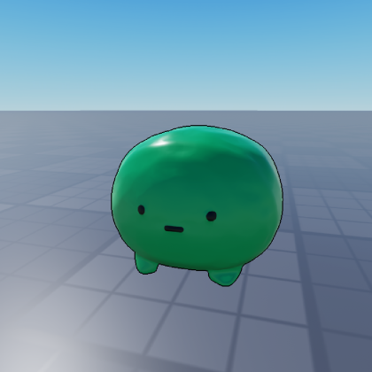 Working Dark Green Mochi Plushie [Squishy]