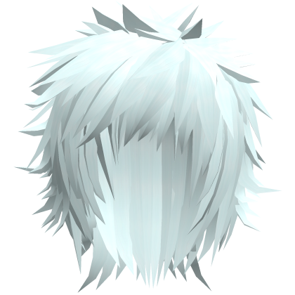 Long Blue Messy Emo Anime Gothic Boy Hair