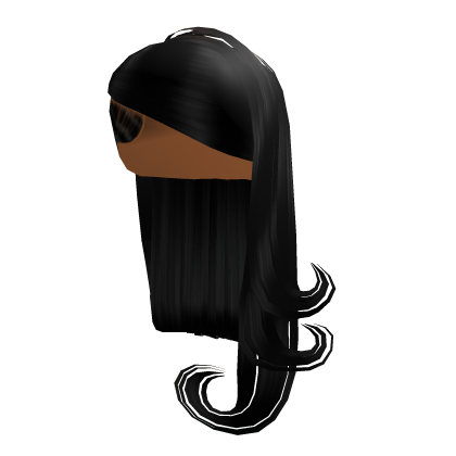 Curled Sidepart [Black]