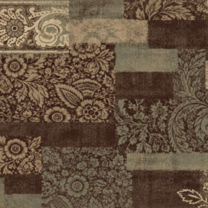 Vintage Floral Patchwork Background