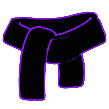 Cartoony Purple Scarf