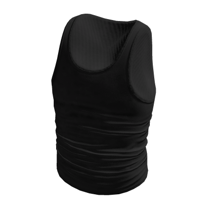 Y2K Tank Top Black