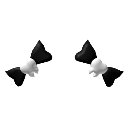 ~🎀🦷Fawn Deer Bows Black Add on Horns🦷🎀 Roblox item