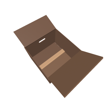 opened empty box