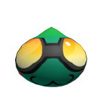 Green Slime with Glasses – Halloween Edition