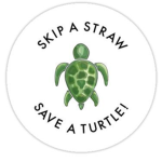Save the turtles Skip a straw save a turtle
