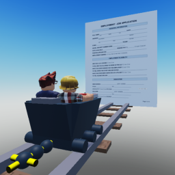 Cart ride into job application! 📄