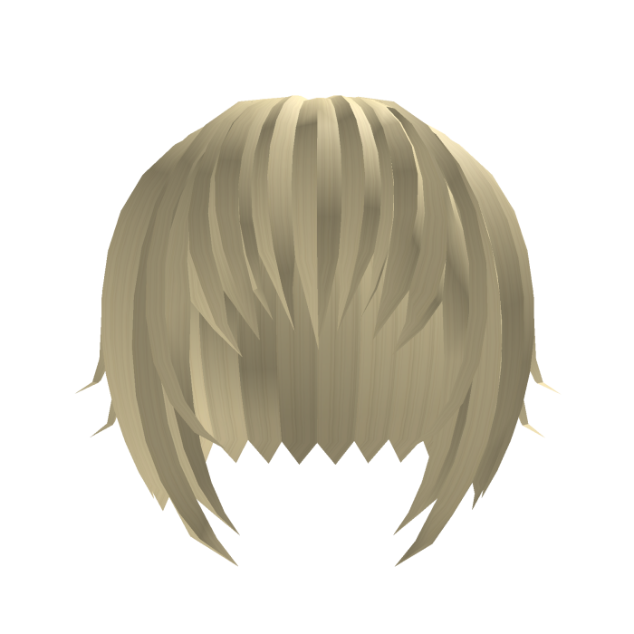 Male choppy vkei messy hair (Blonde)