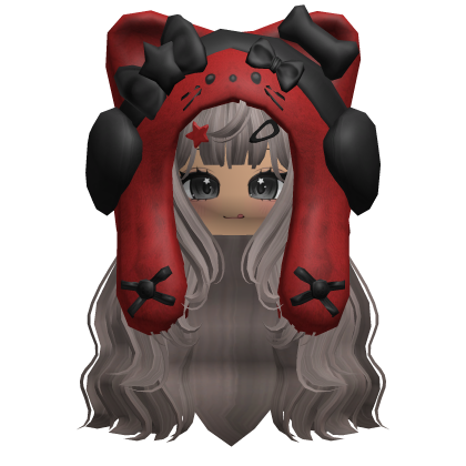 Ash Cute Cozy Kitty Hood Hair