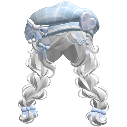 ♡ Christmas Preppy Holiday Braids (Blue)