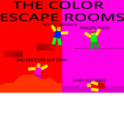 The color escape rooms