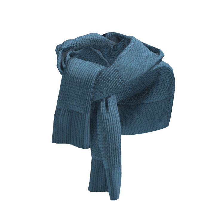 Preppy Tied Knit Shoulder Sweater Light Blue