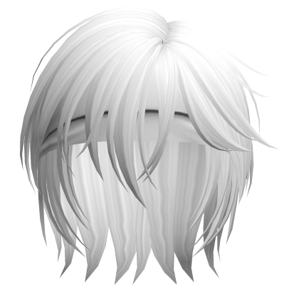 Anime Bandaged Warrior Boy Hair (White) Roblox item