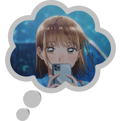 Thinking about Chinatsu Blue Box Roblox item