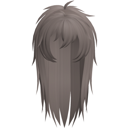 emo vkei moe scene messy hair ash brown