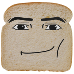 Bread Backpack With Man Face