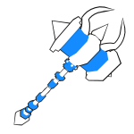 Blue and White Hammer