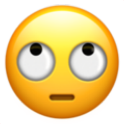Rolling Eyes Emoji Roblox decal