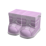Goth Heart Pink Boots