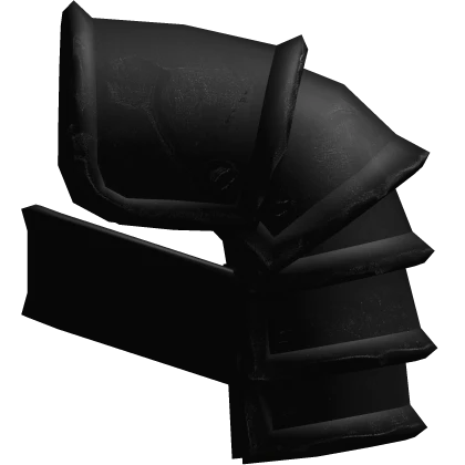Black Fallen Knight Left Pauldron | Roblox Item - Rolimon's