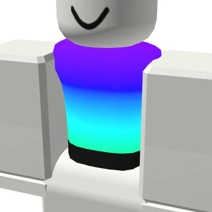 Glowing Rainbow Man - Torso