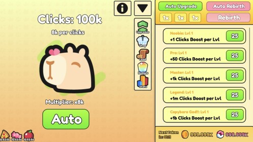 Capybara Clicker! 🍊